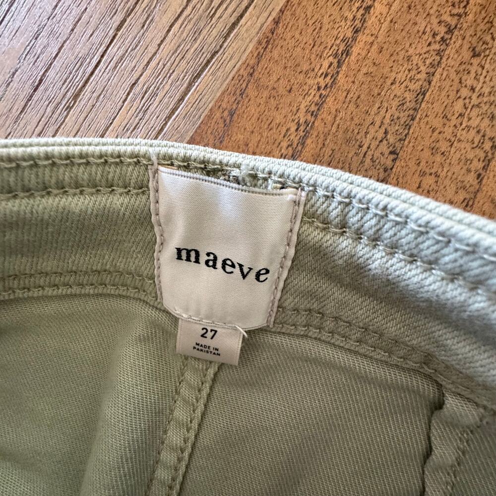 MAEVE The Ettie High-Rise Crop Wide-Leg Jeans -Size 27 - Picture 5 of 10